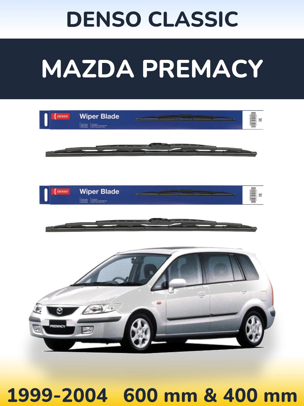 Ștergătoare Denso Classic pentru Mazda Premacy