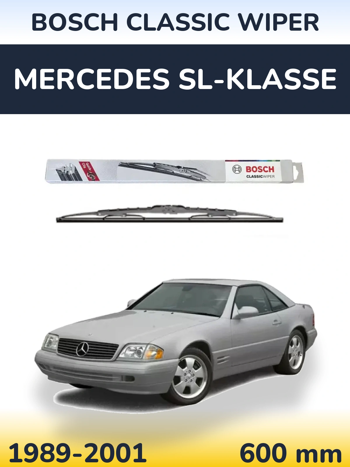 Ștergătoare BOSCH Classic Wiper pentru Mercedes SL-Klasse