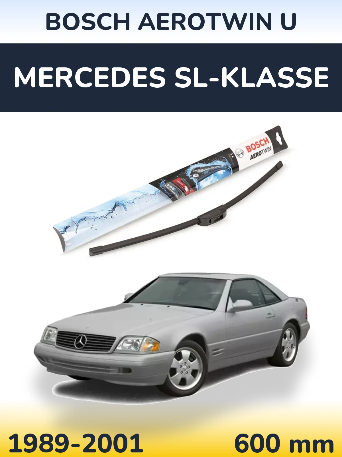 Ștergătoare BOSCH AeroTwin U pentru Mercedes SL-Klasse