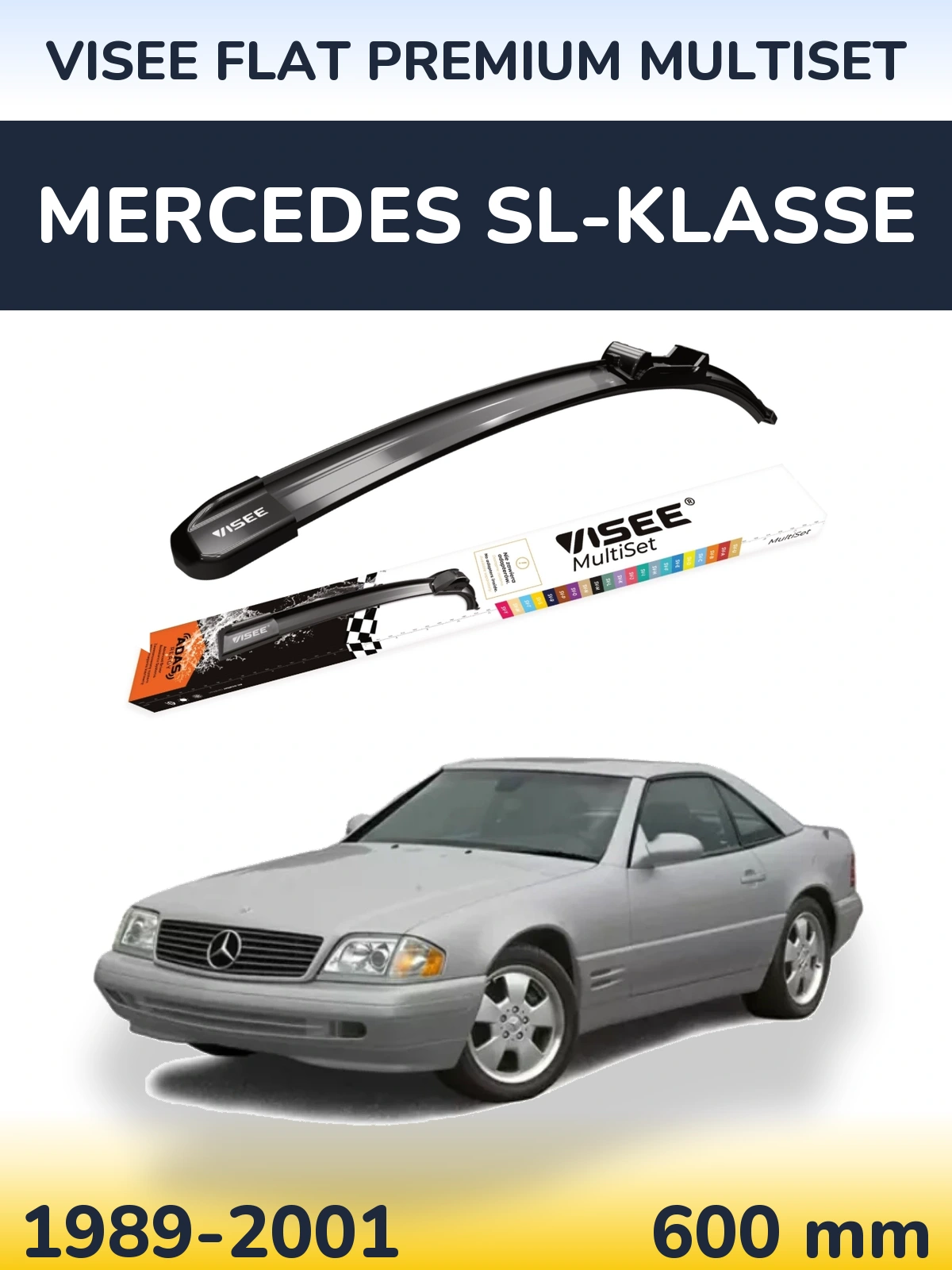 Ștergătoare VISEE FLAT PREMIUM MultiSet pentru Mercedes SL-Klasse