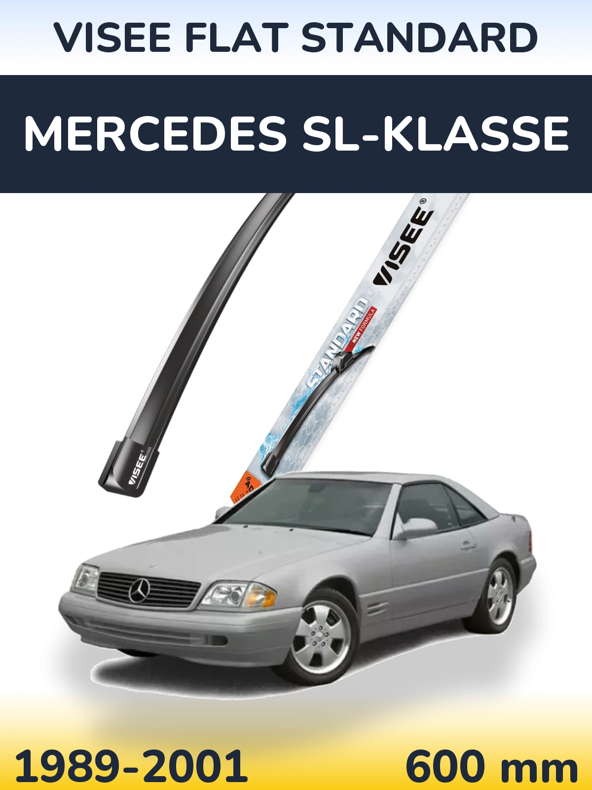 Ștergătoare VISEE FLAT STANDARD pentru Mercedes SL-Klasse