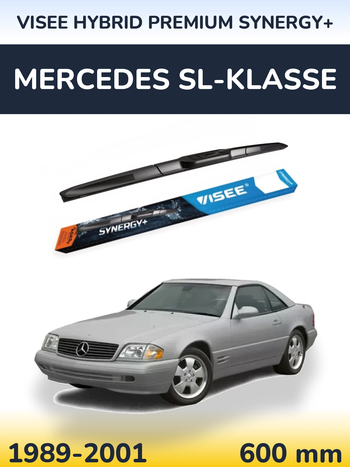 Ștergătoare VISEE HYBRID PREMIUM SYNERGY+ pentru Mercedes SL-Klasse