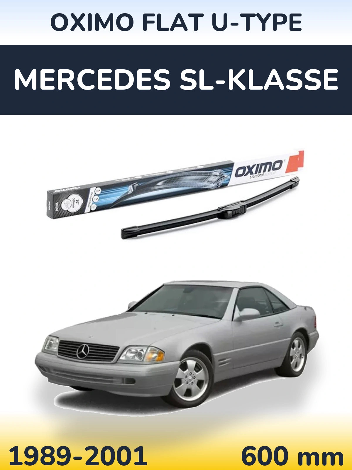 Ștergătoare Oximo Flat U-type pentru Mercedes SL-Klasse