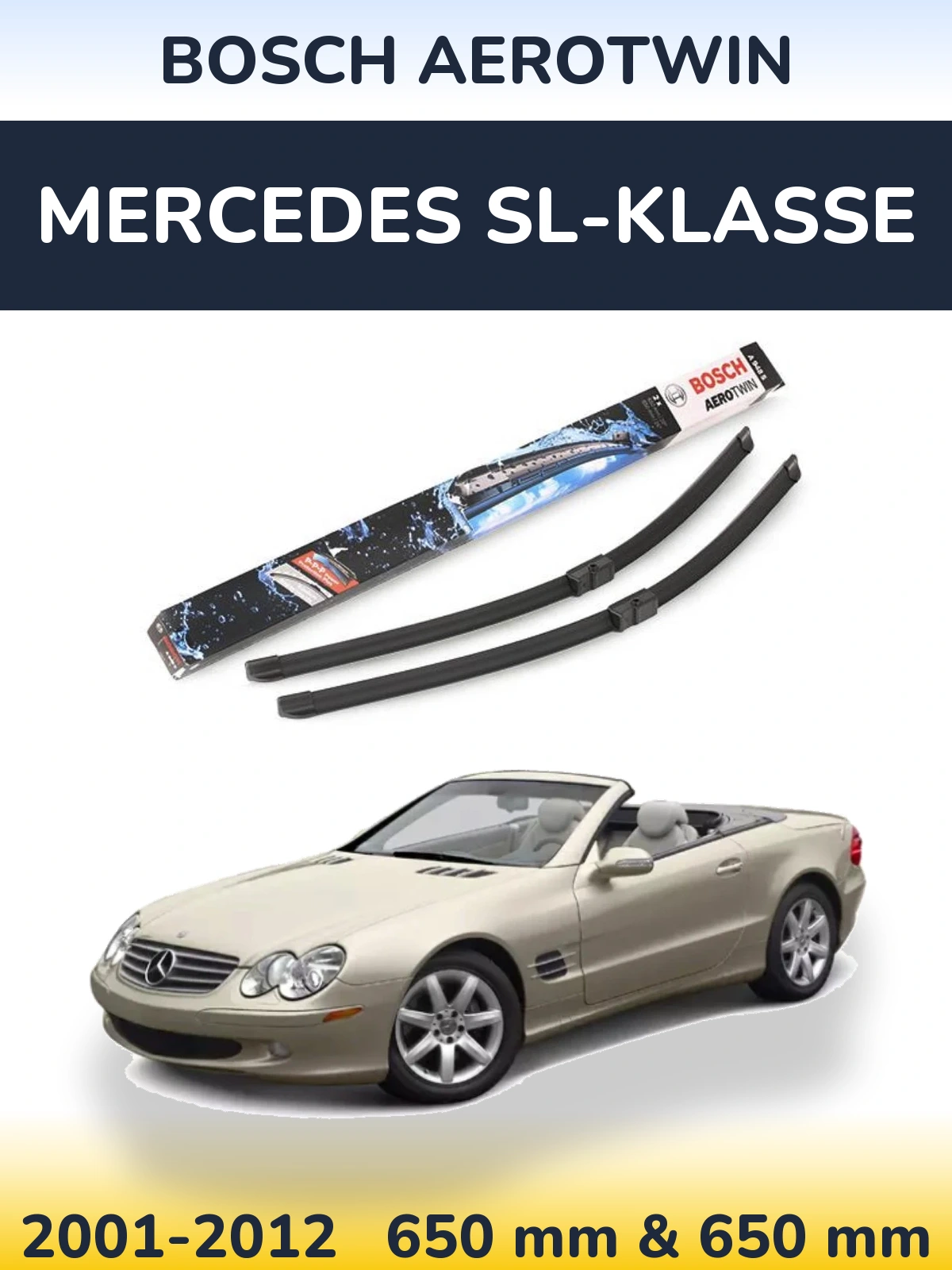 Ștergătoare BOSCH AeroTwin pentru Mercedes SL-Klasse