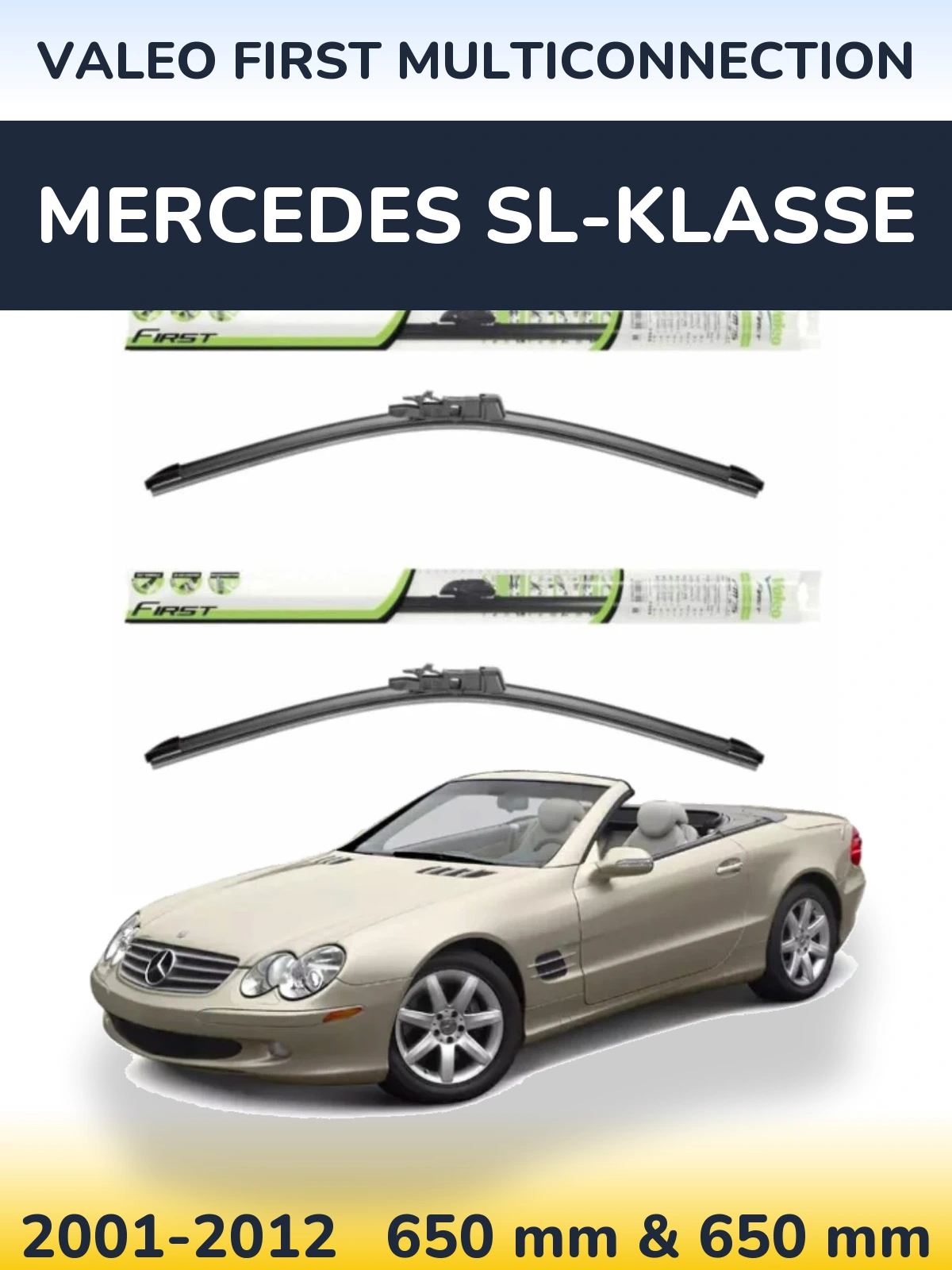 Ștergătoare Valeo First MultiConnection pentru Mercedes SL-Klasse