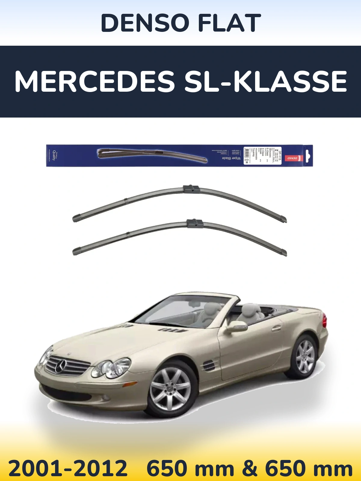 Ștergătoare Denso Flat pentru Mercedes SL-Klasse