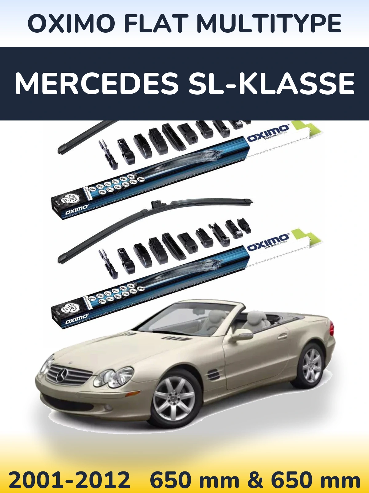 Ștergătoare Oximo Flat MultiTipe pentru Mercedes SL-Klasse