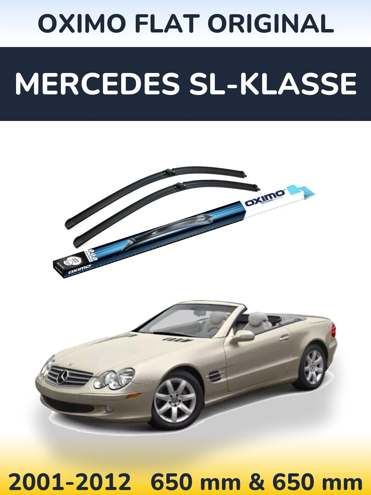 Ștergătoare Oximo Flat Original pentru Mercedes SL-Klasse