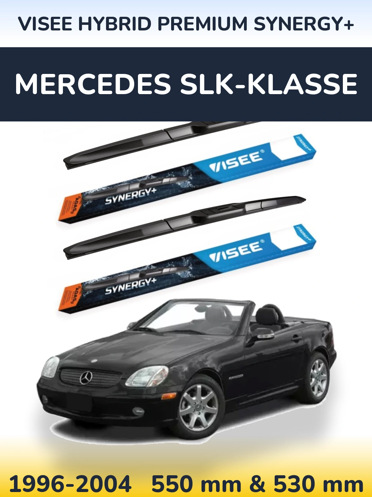 Ștergătoare VISEE HYBRID PREMIUM SYNERGY+ pentru Mercedes SLK-Klasse