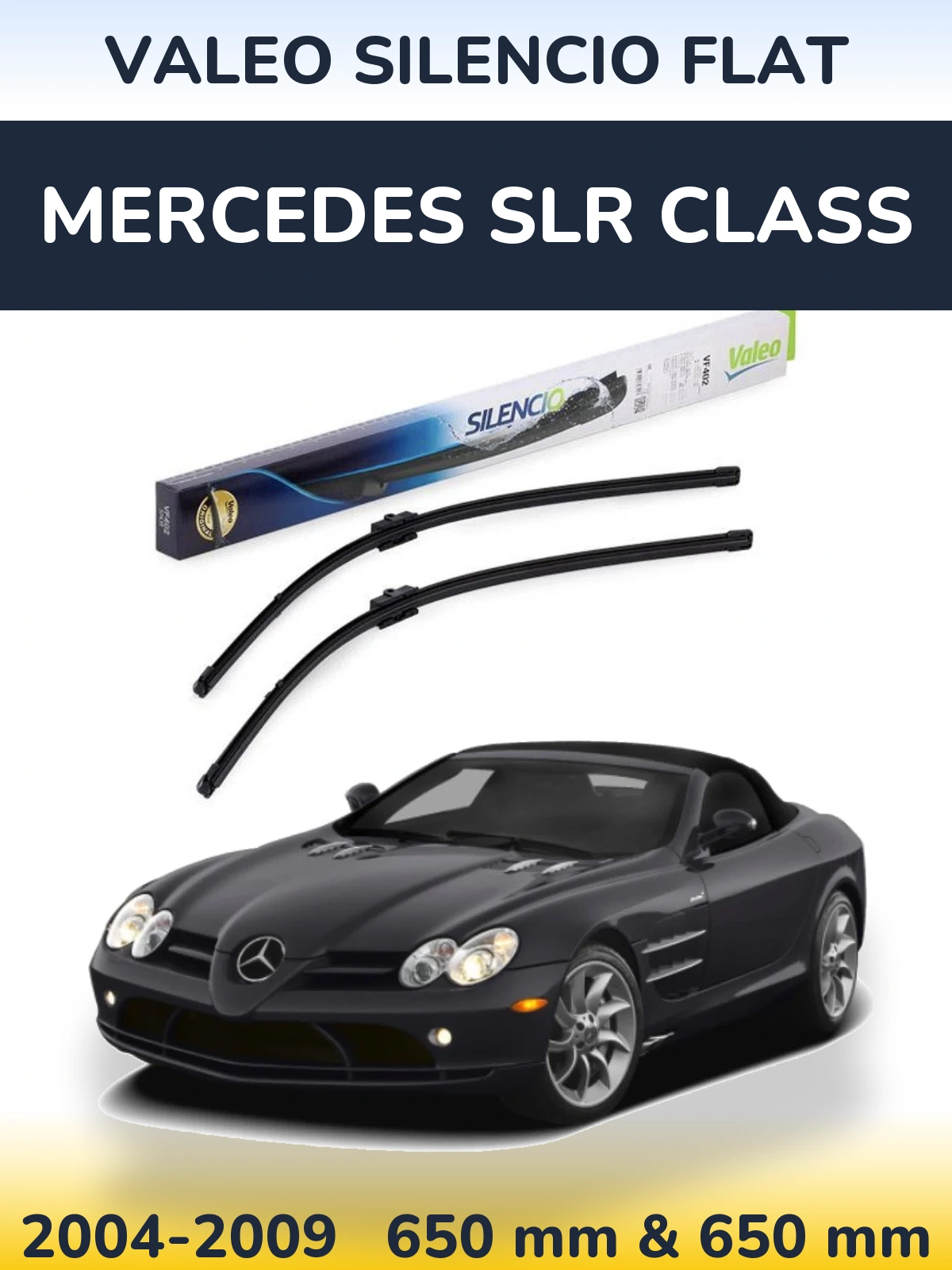 Ștergătoare Valeo Silencio Flat pentru Mercedes SLR Class