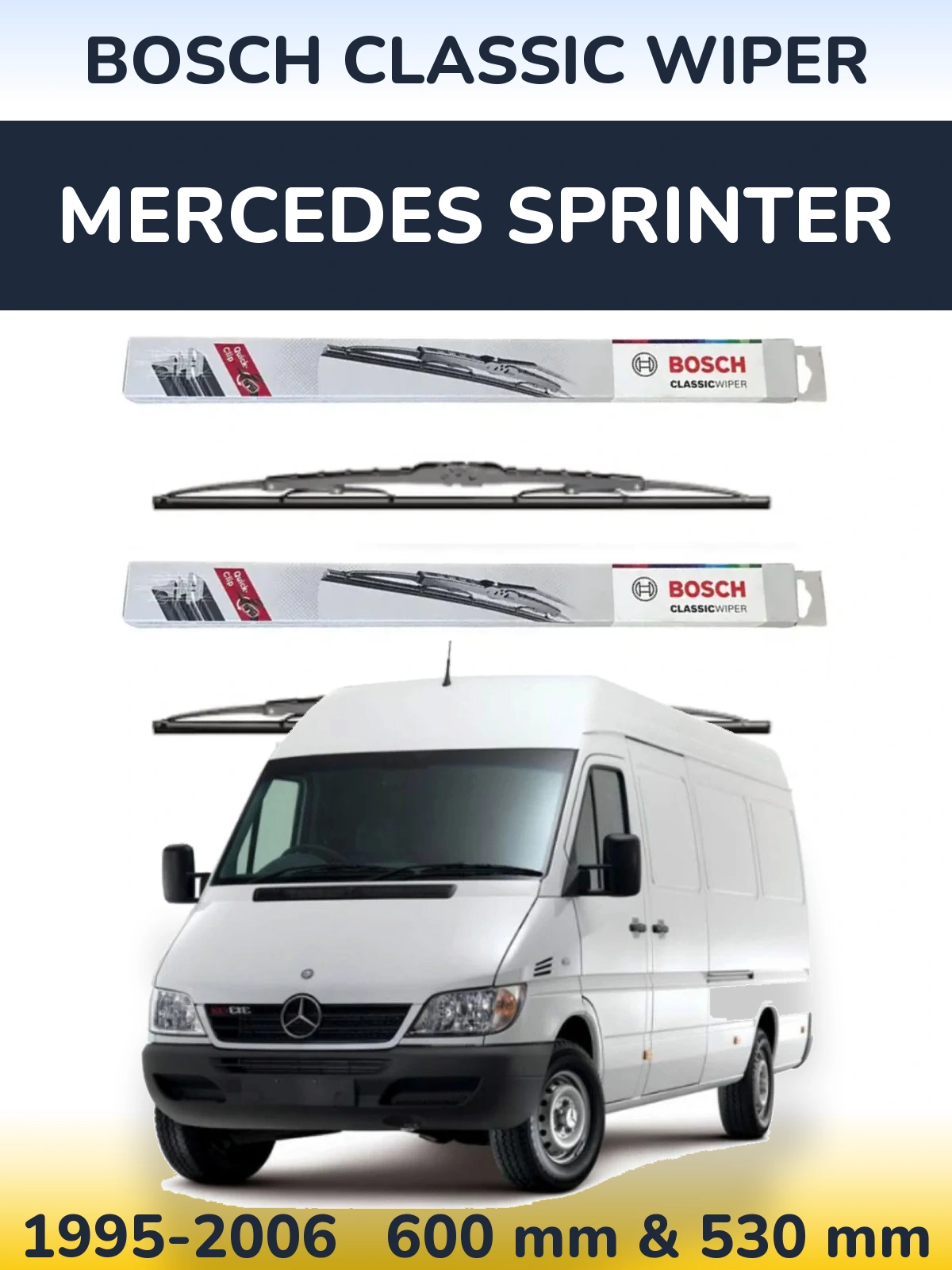 Ștergătoare BOSCH Classic Wiper pentru Mercedes Sprinter