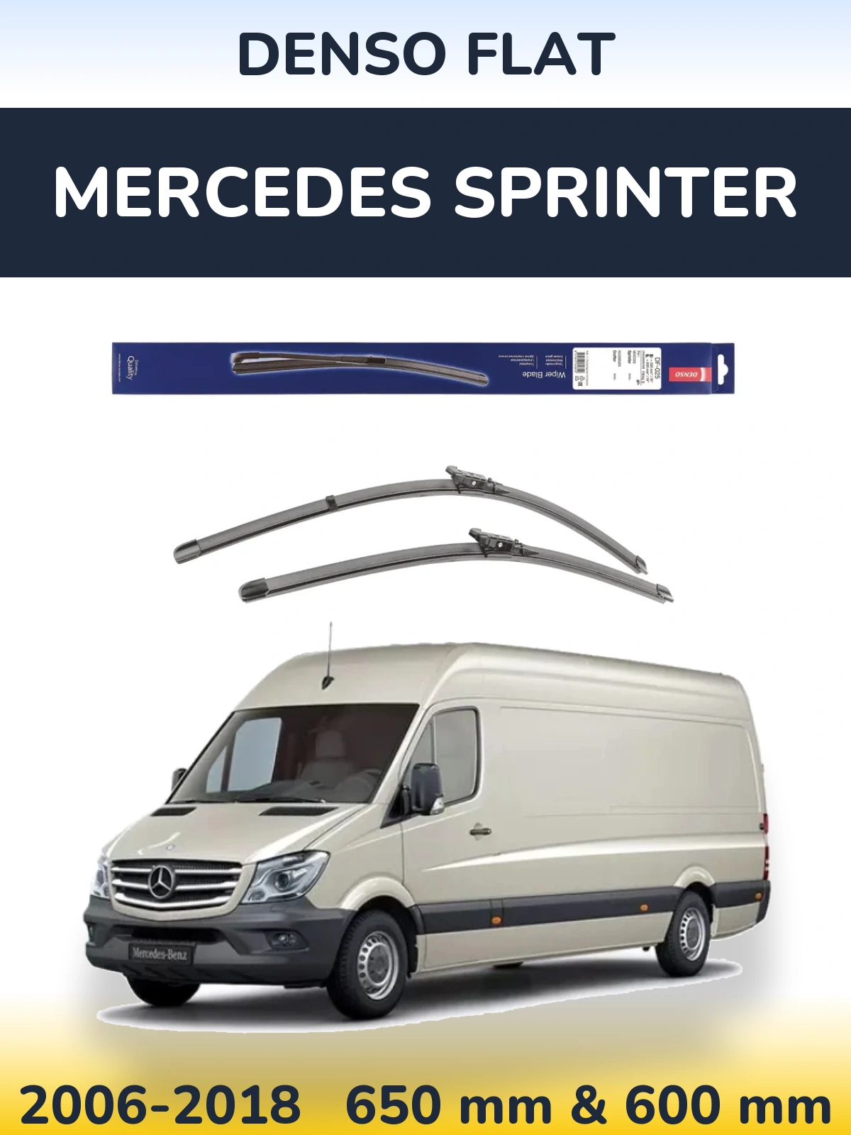 Ștergătoare Denso Flat pentru Mercedes Sprinter