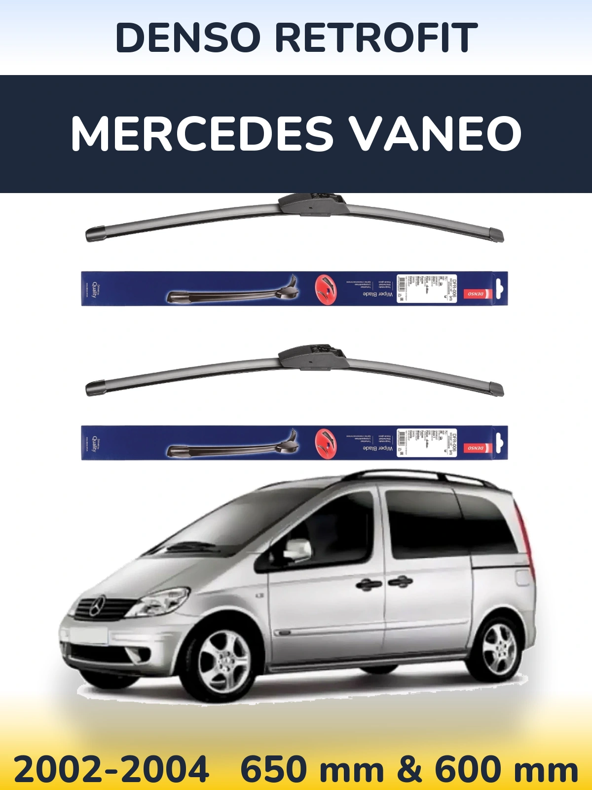 Ștergătoare Denso Retrofit pentru Mercedes Vaneo