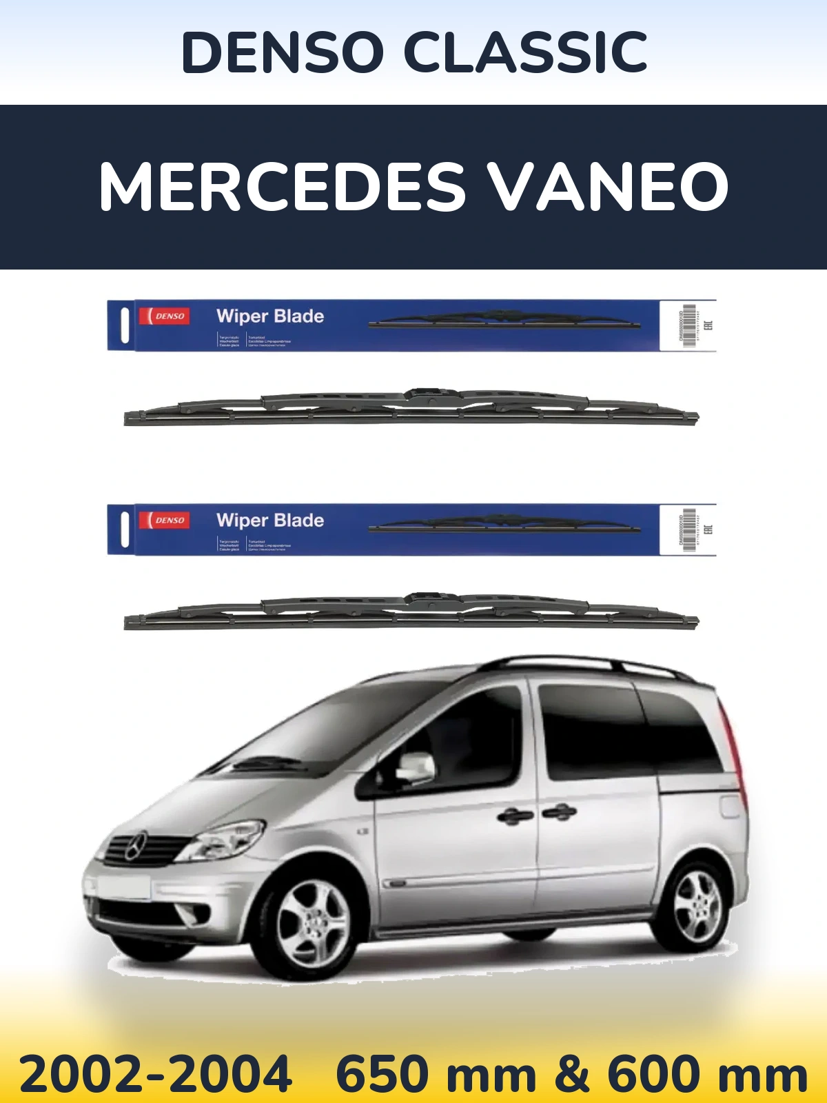 Ștergătoare Denso Classic pentru Mercedes Vaneo