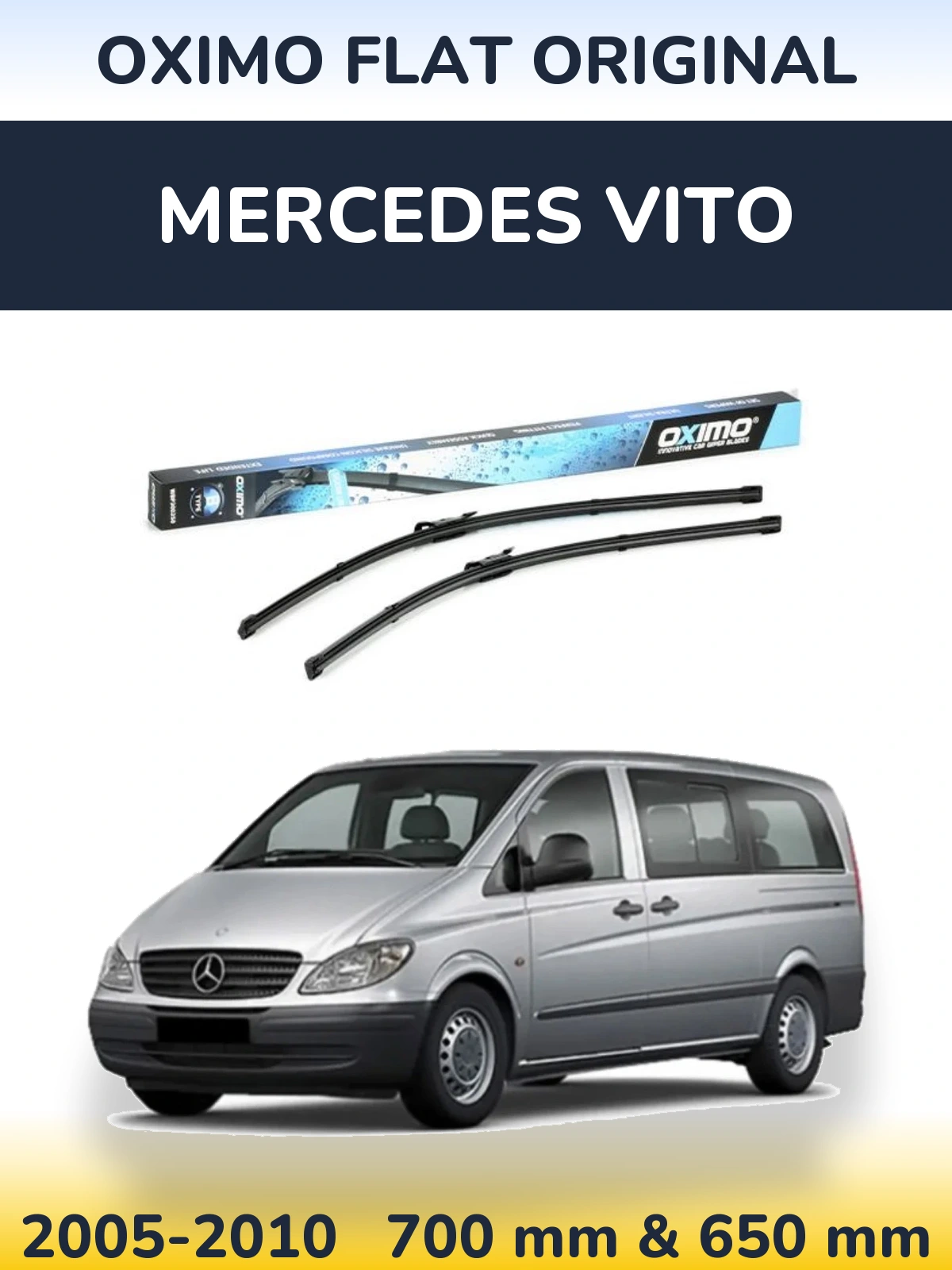 Ștergătoare Oximo Flat Original pentru Mercedes Vito