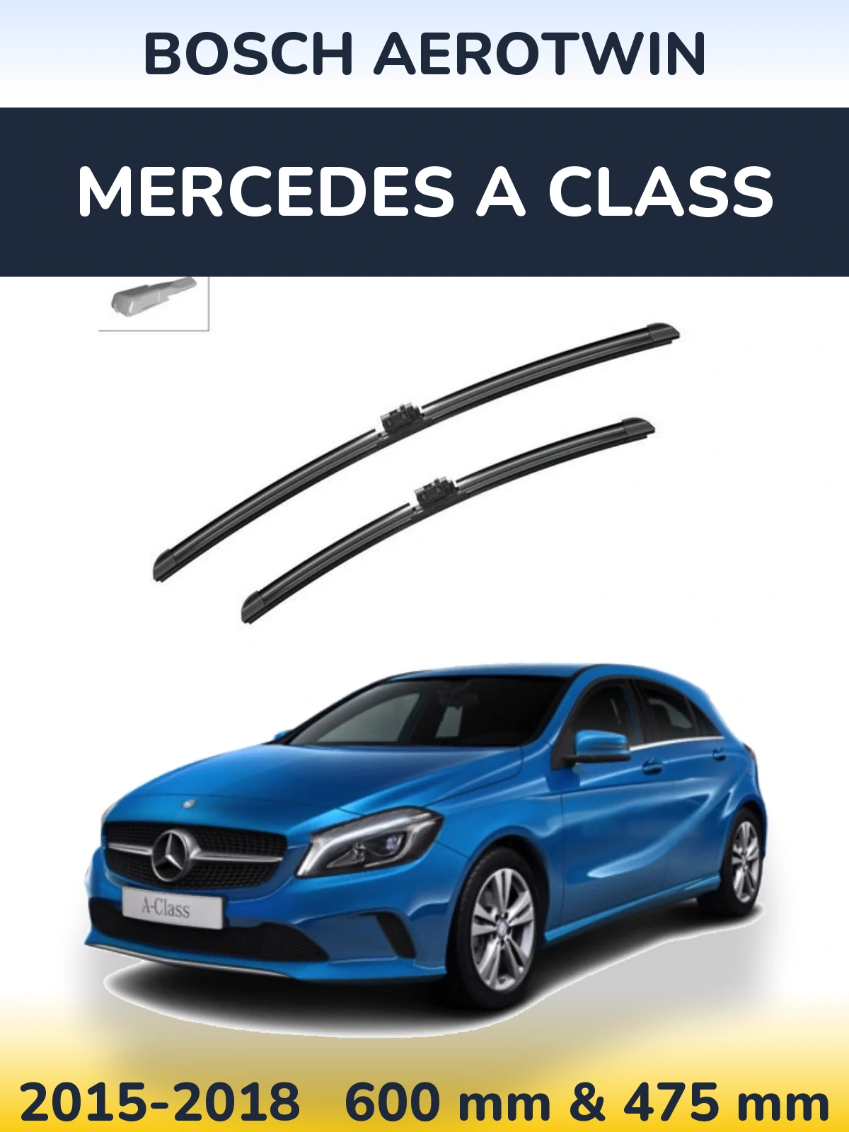 Ștergătoare BOSCH AeroTwin pentru Mercedes A Class