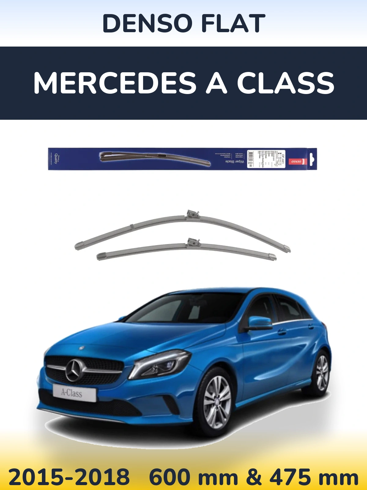 Ștergătoare Denso Flat pentru Mercedes A Class