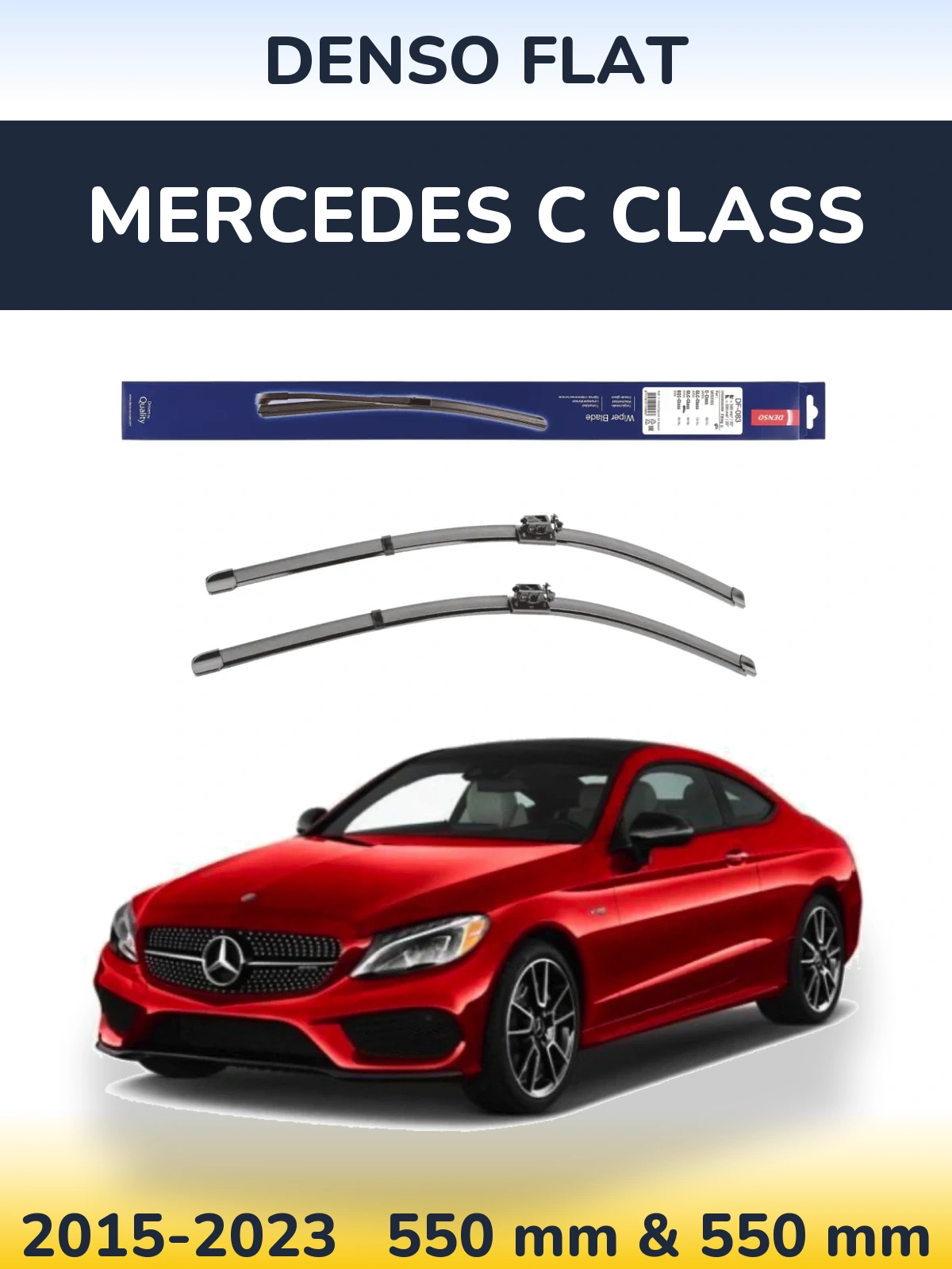 Ștergătoare Denso Flat pentru Mercedes C Class