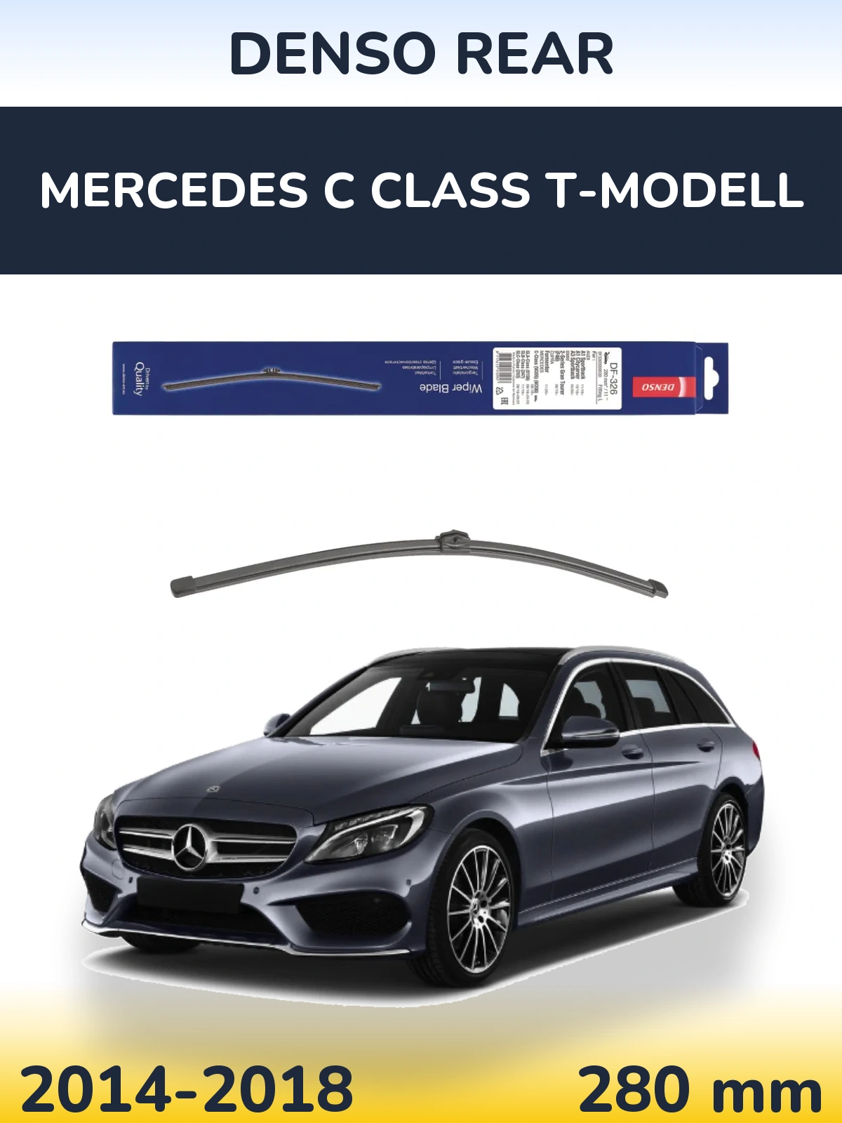 Ștergătoare Denso Rear pentru Mercedes C Class T-Modell