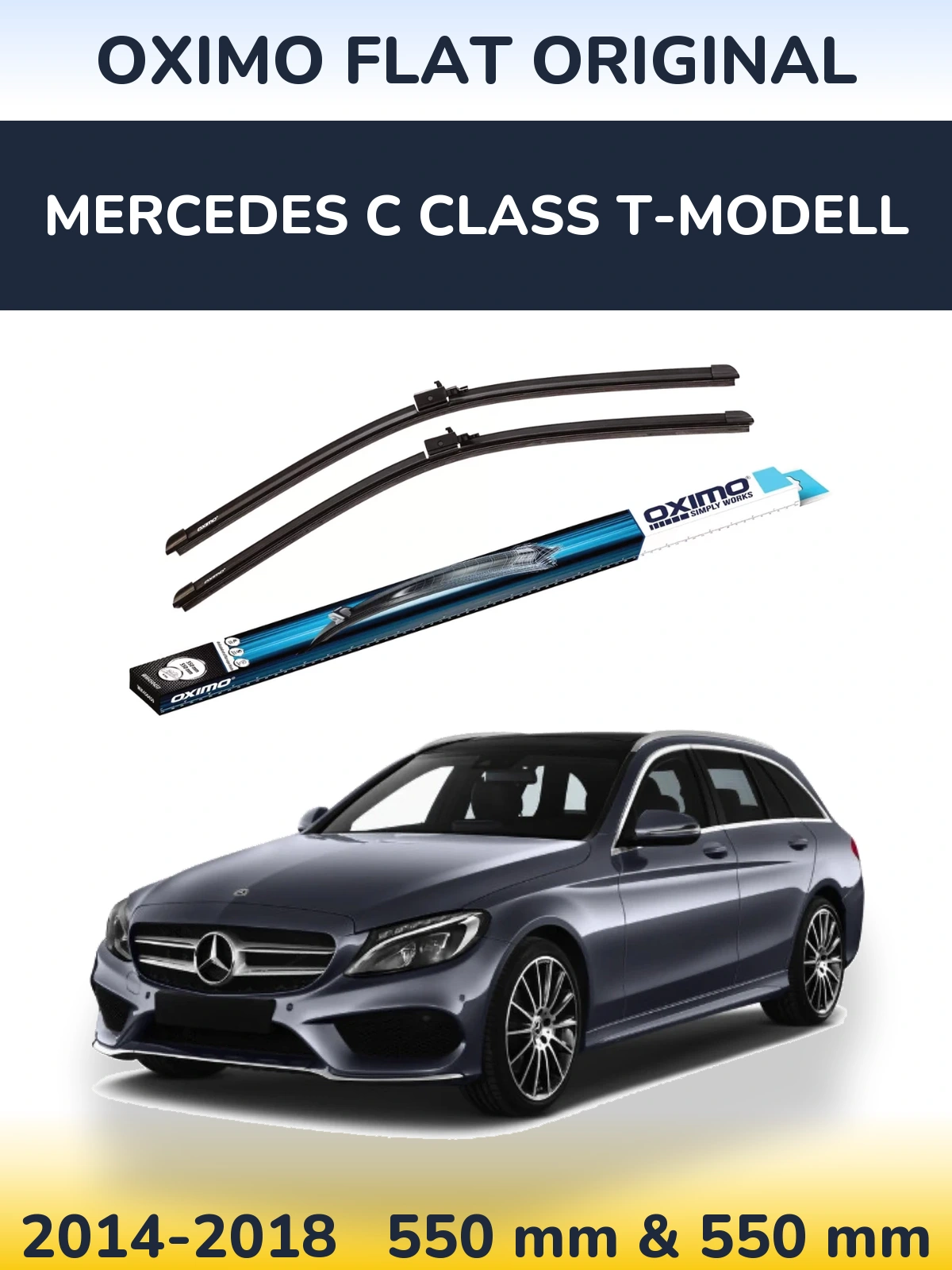 Ștergătoare Oximo Flat Original pentru Mercedes C Class T-Modell
