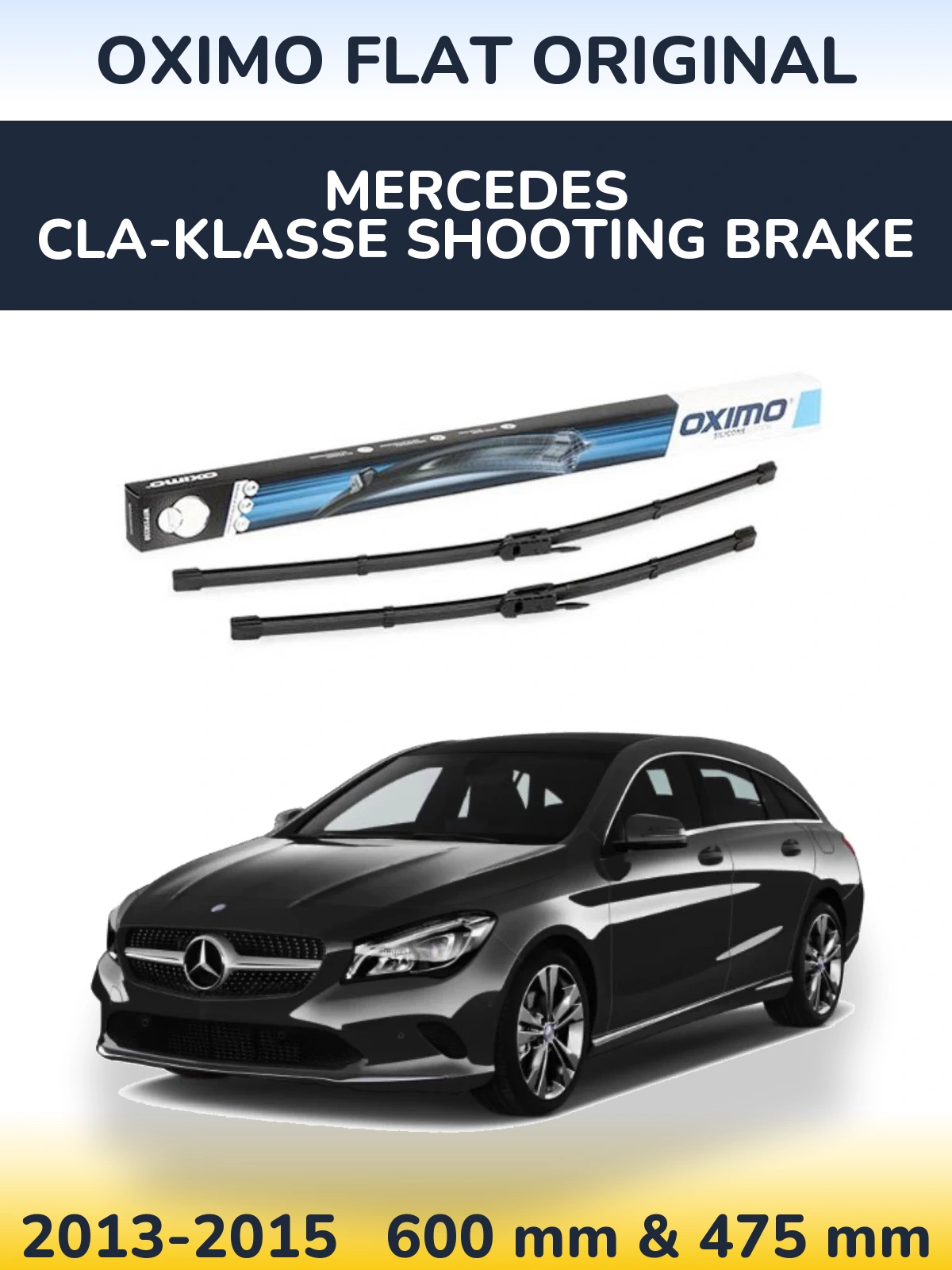 Ștergătoare Oximo Flat Original pentru Mercedes CLA-Klasse Shooting Brake