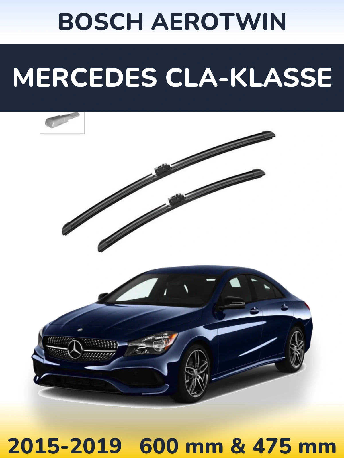 Ștergătoare BOSCH AeroTwin pentru Mercedes CLA-Klasse