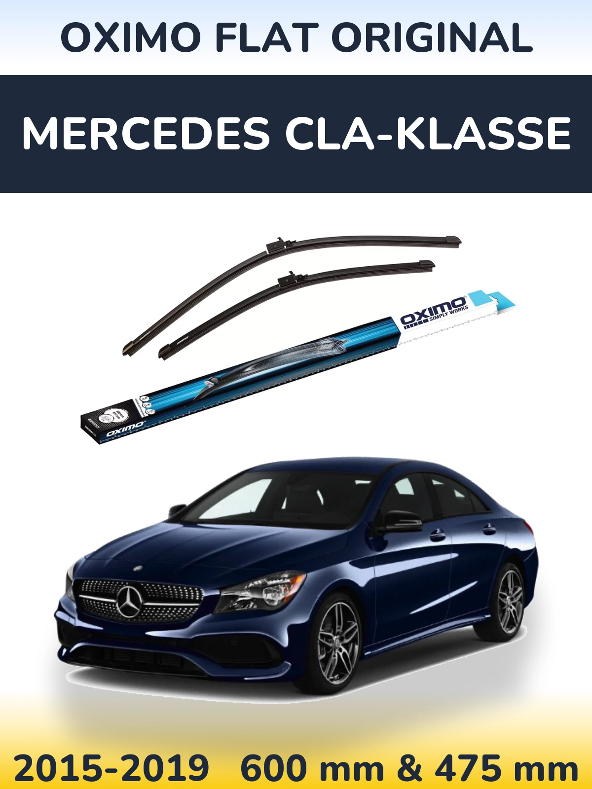 Ștergătoare Oximo Flat Original pentru Mercedes CLA-Klasse