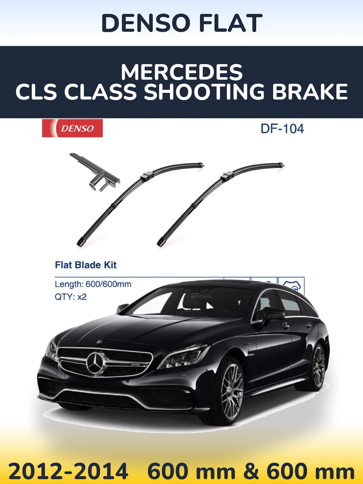 Ștergătoare Denso Flat pentru Mercedes CLS Class Shooting Brake
