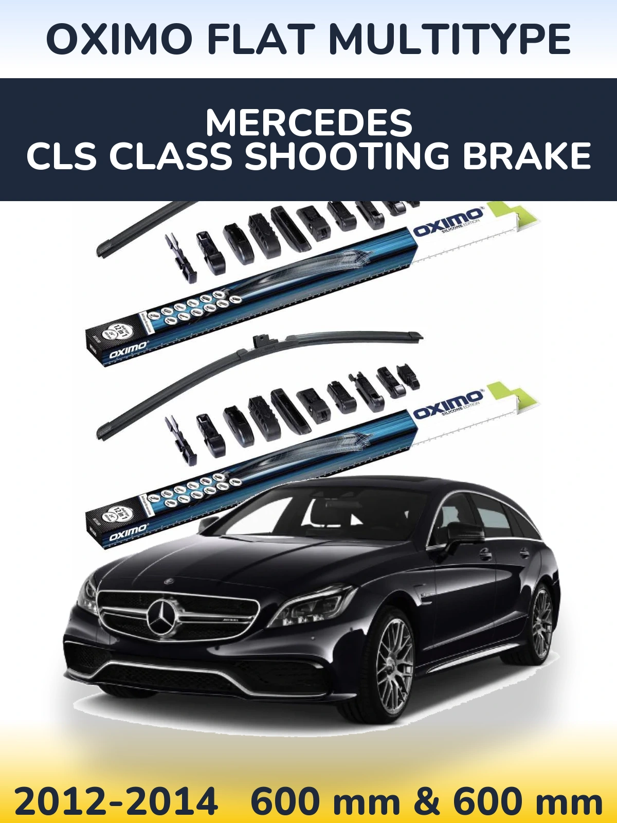 Ștergătoare Oximo Flat MultiTipe pentru Mercedes CLS Class Shooting Brake