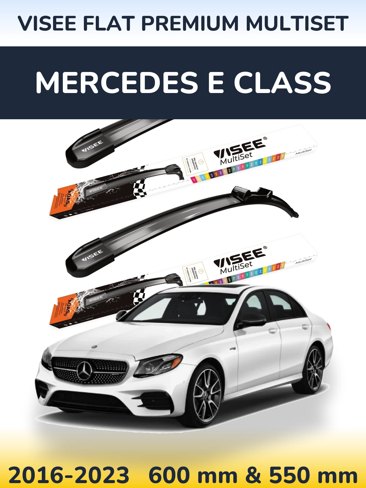 Ștergătoare VISEE FLAT PREMIUM MultiSet pentru Mercedes E Class