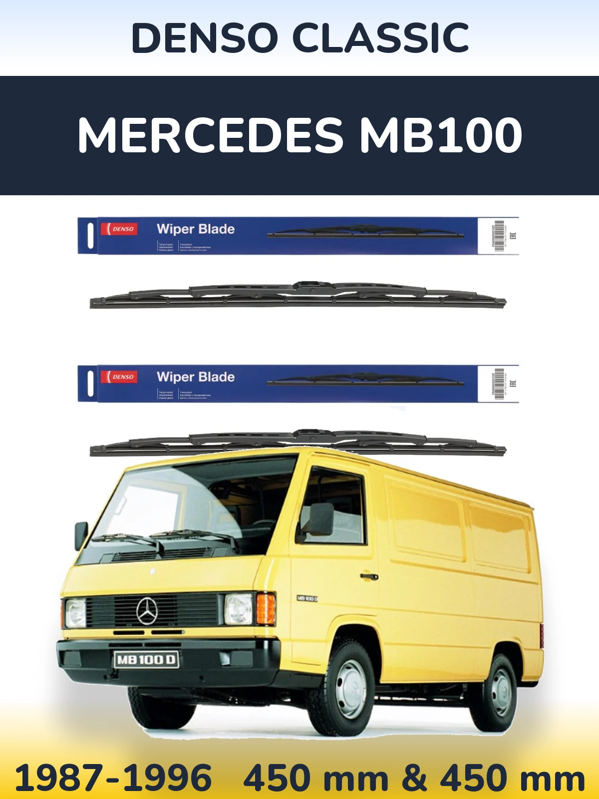 Ștergătoare Denso Classic pentru Mercedes MB100