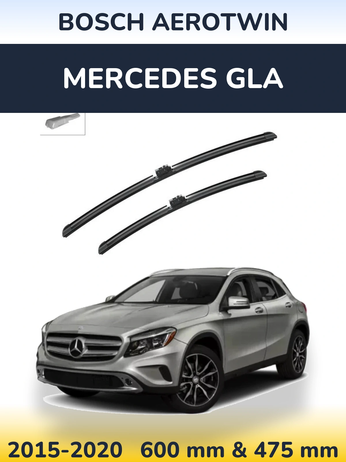 Ștergătoare BOSCH AeroTwin pentru Mercedes GLA