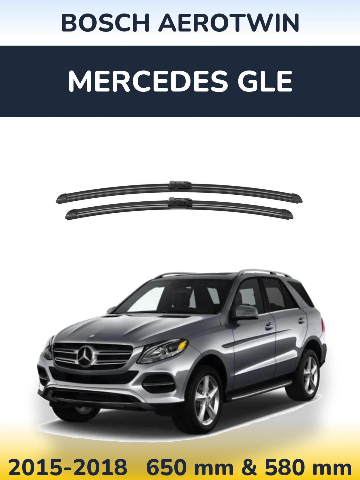 Ștergătoare BOSCH AeroTwin pentru Mercedes GLE