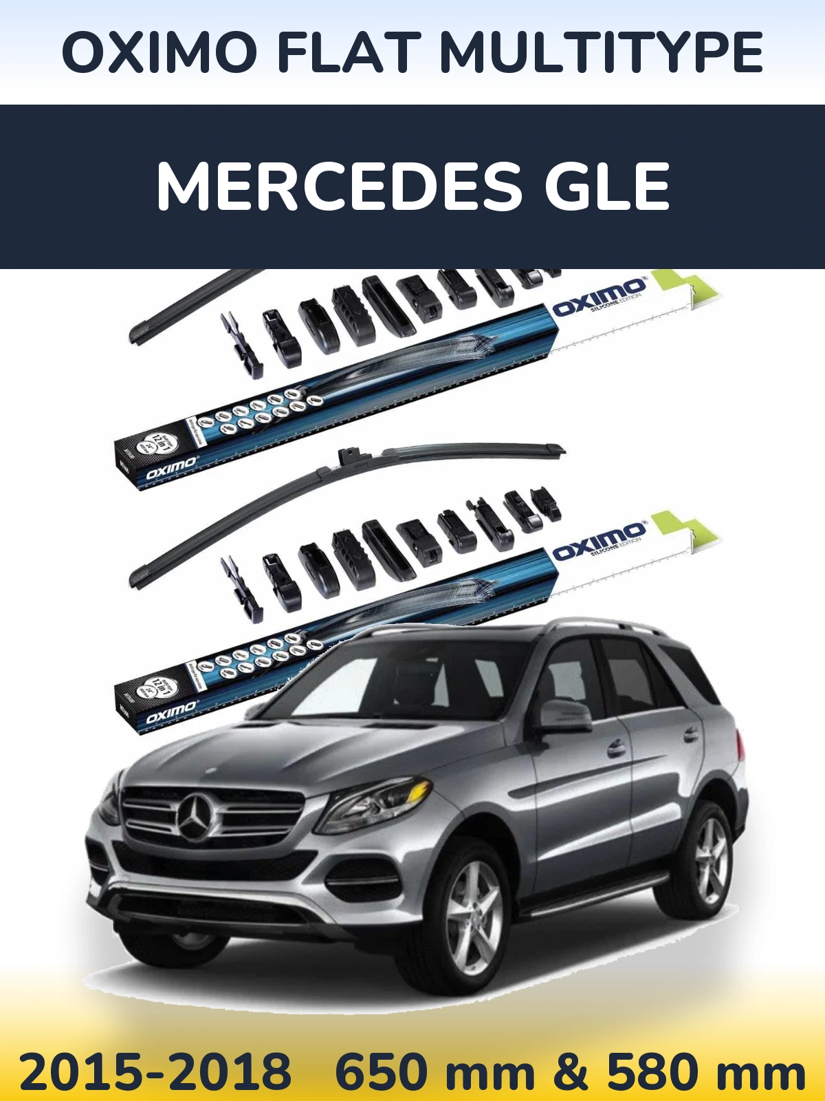 Ștergătoare Oximo Flat MultiTipe pentru Mercedes GLE