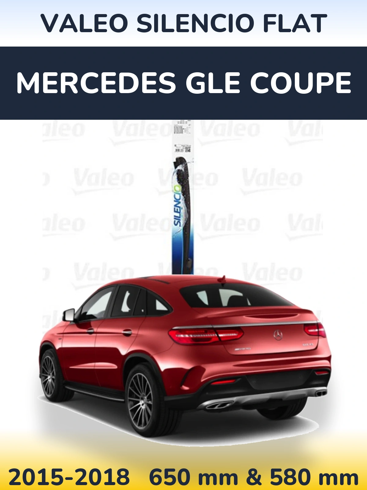 Ștergătoare Valeo Silencio Flat pentru Mercedes GLE Coupe