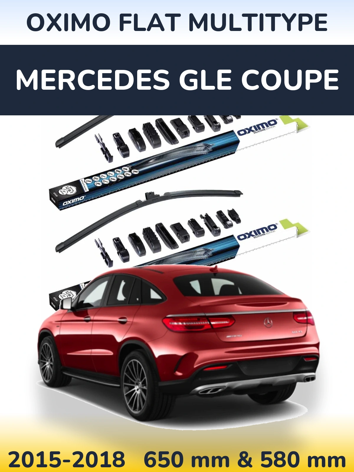 Ștergătoare Oximo Flat MultiTipe pentru Mercedes GLE Coupe