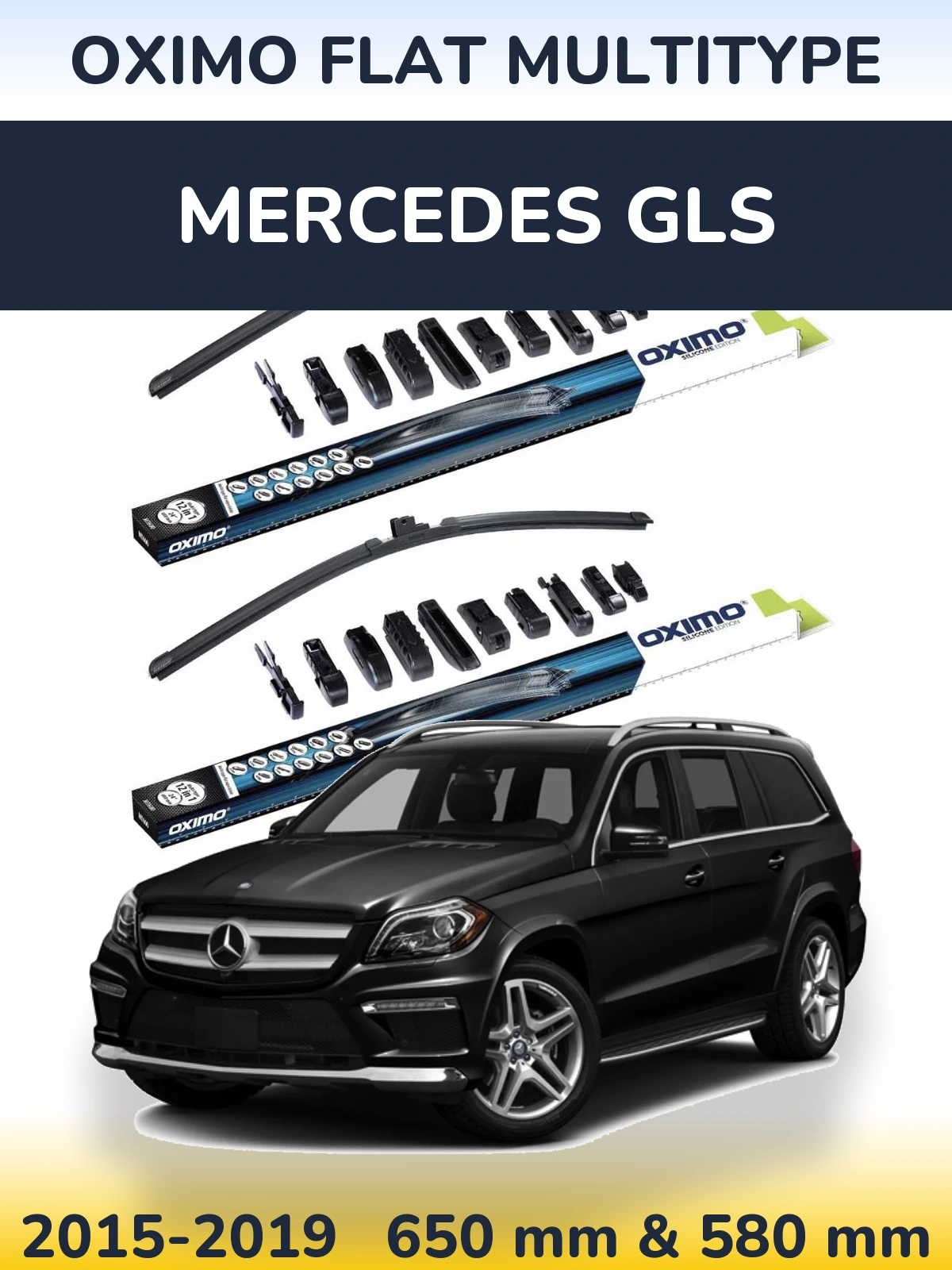Ștergătoare Oximo Flat MultiTipe pentru Mercedes GLS