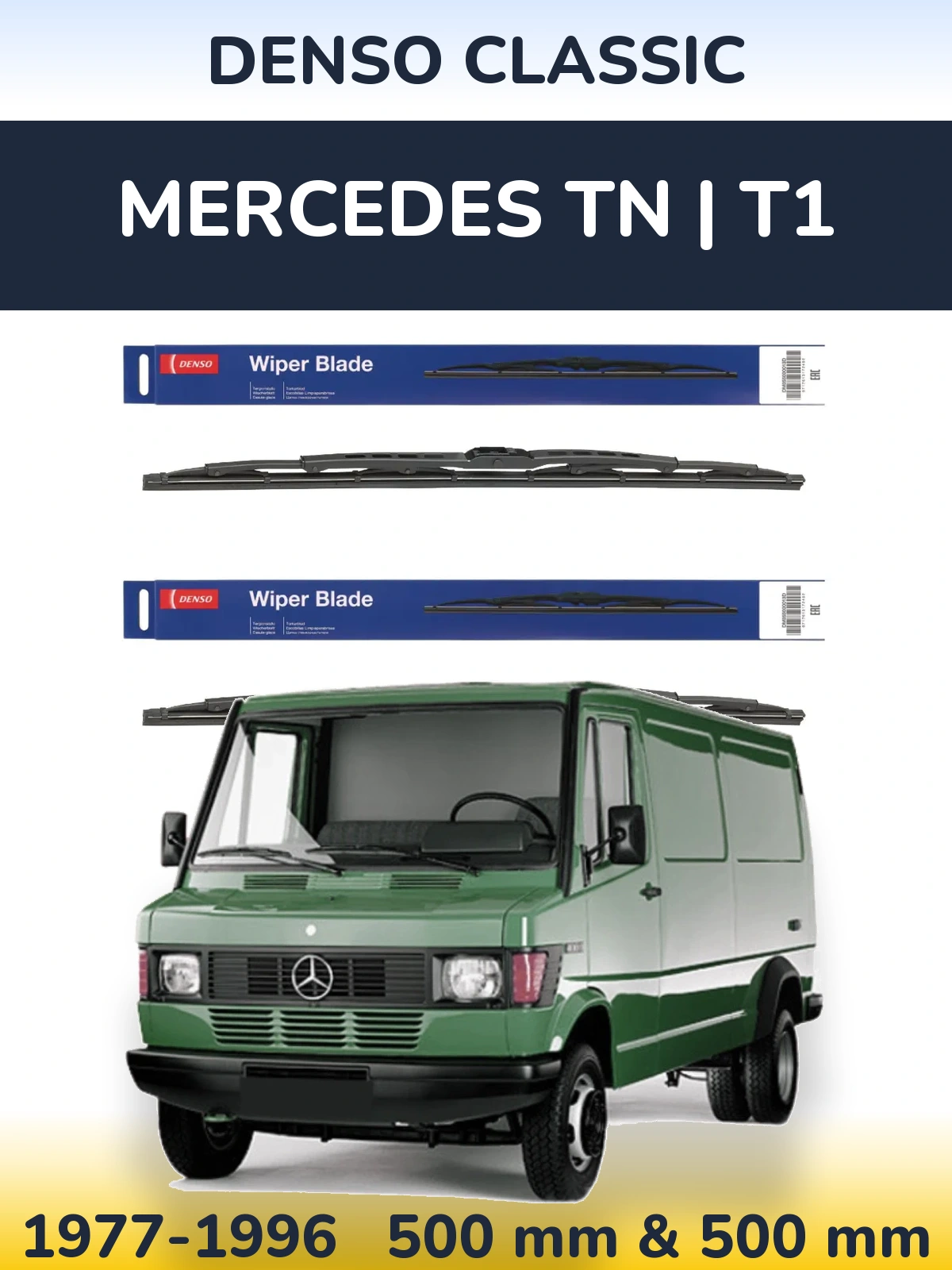Ștergătoare Denso Classic pentru Mercedes TN | T1