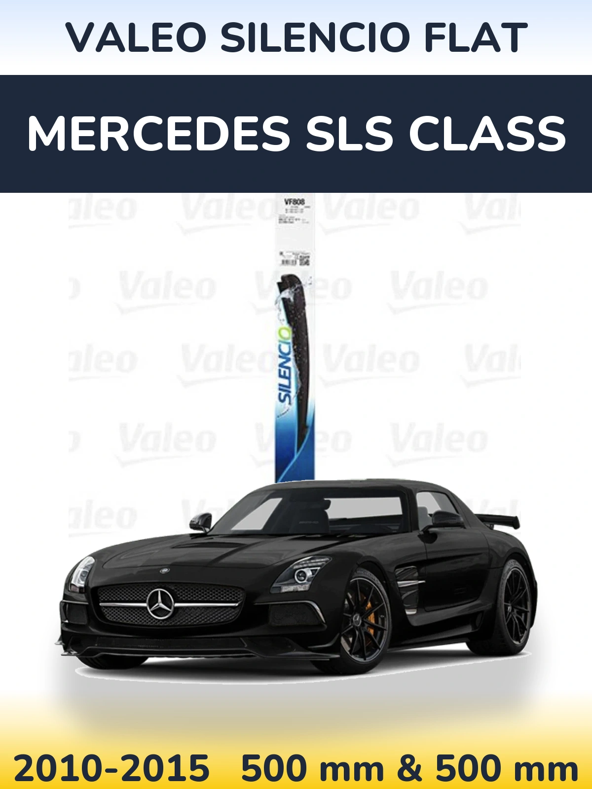 Ștergătoare Valeo Silencio Flat pentru Mercedes SLS Class