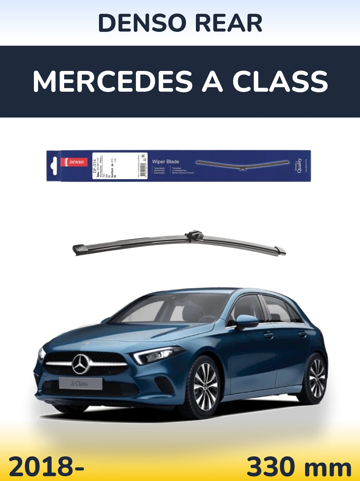 Ștergătoare Denso Rear pentru Mercedes A Class