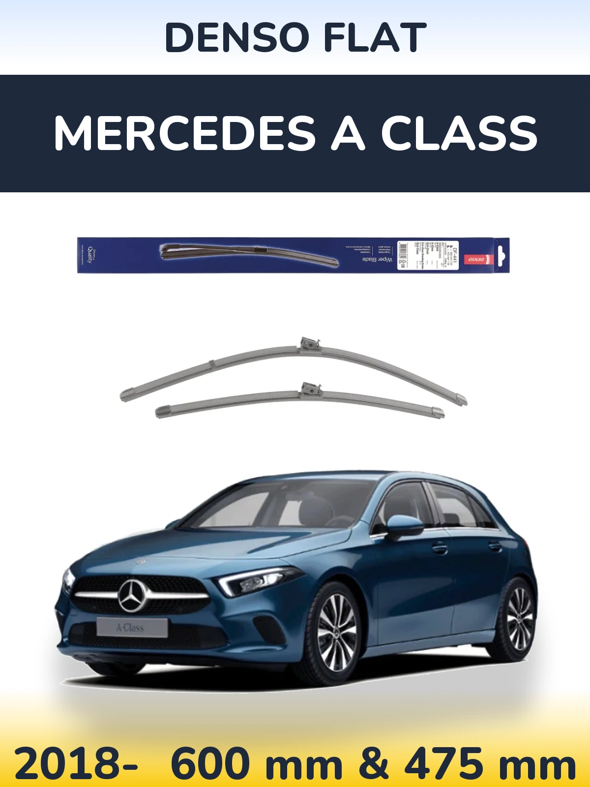 Ștergătoare Denso Flat pentru Mercedes A Class