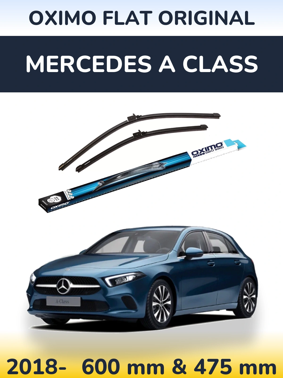 Ștergătoare Oximo Flat Original pentru Mercedes A Class