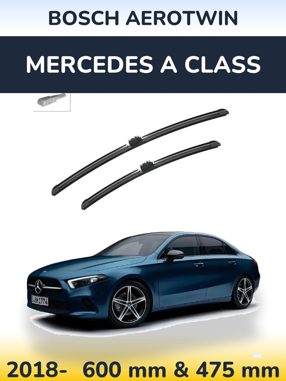 Ștergătoare BOSCH AeroTwin pentru Mercedes A Class
