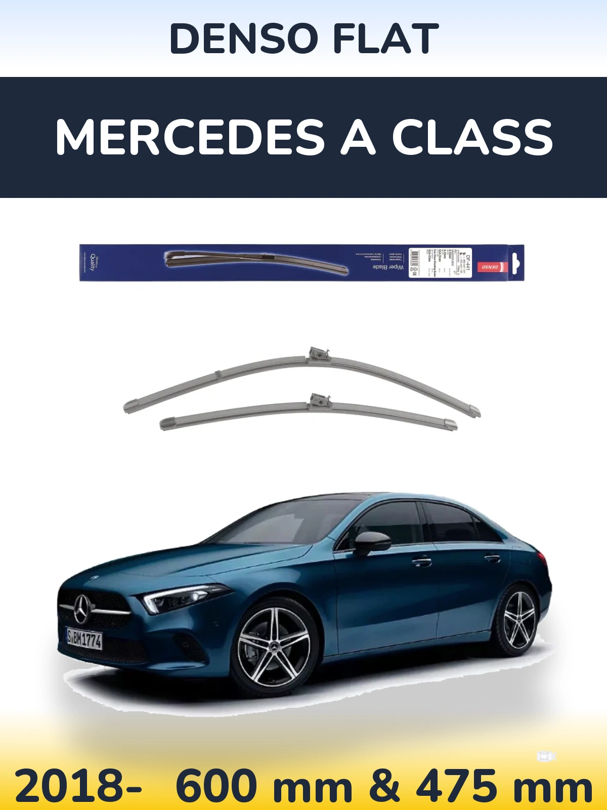 Ștergătoare Denso Flat pentru Mercedes A Class