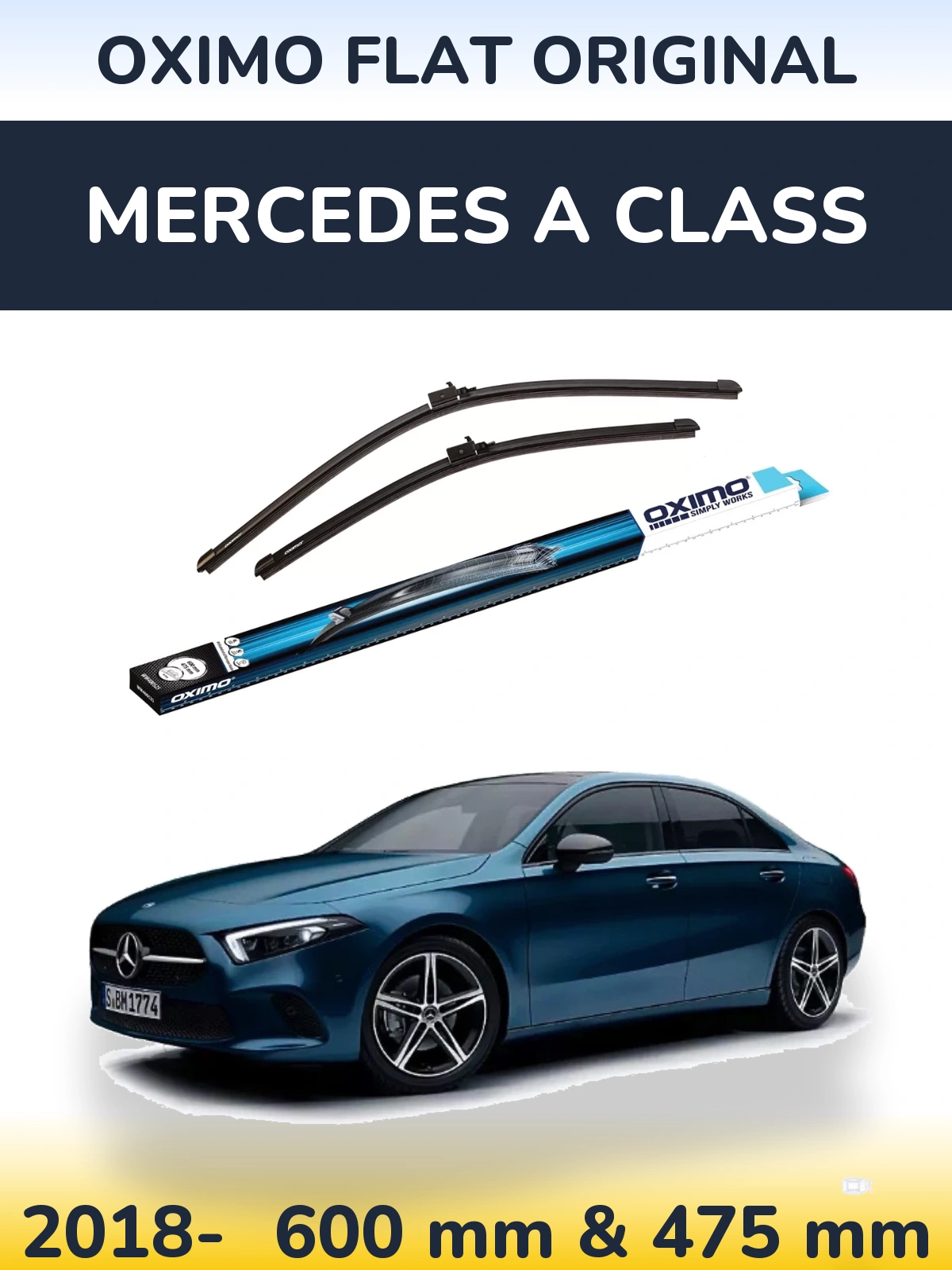 Ștergătoare Oximo Flat Original pentru Mercedes A Class