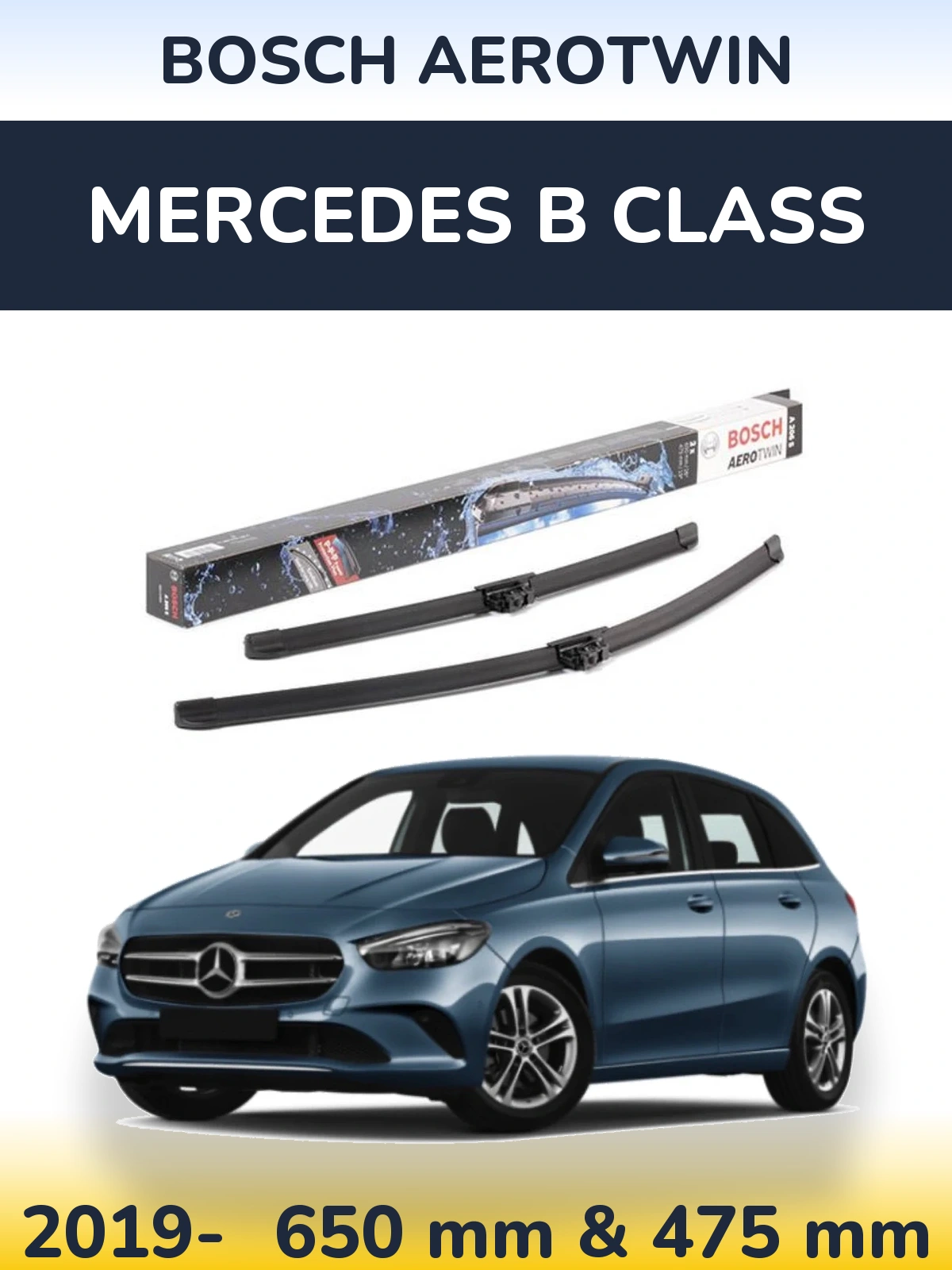 Ștergătoare BOSCH AeroTwin pentru Mercedes B Class
