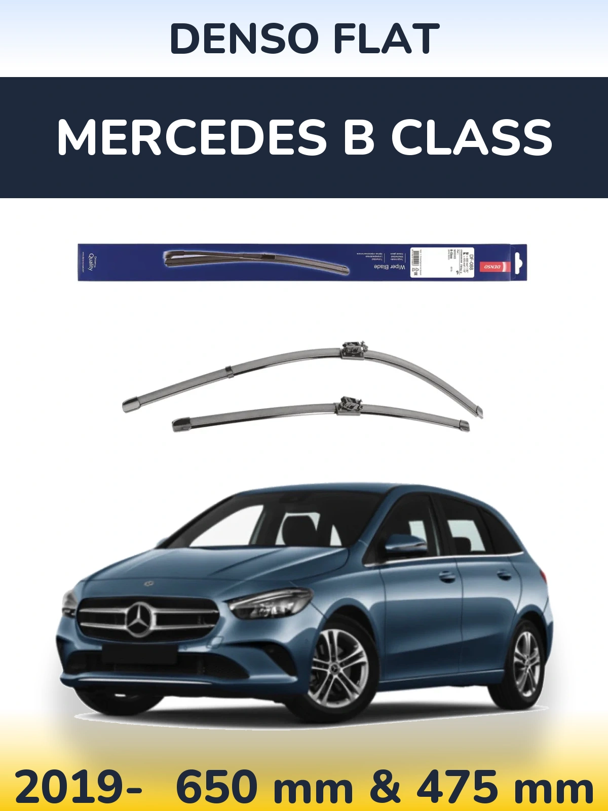 Ștergătoare Denso Flat pentru Mercedes B Class