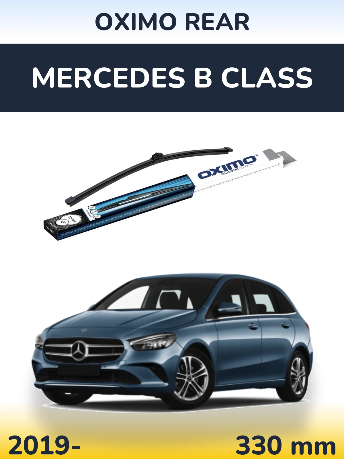 Rear wiper blade Oximo Rear 325 mm for Mercedes B Class 2019-2026