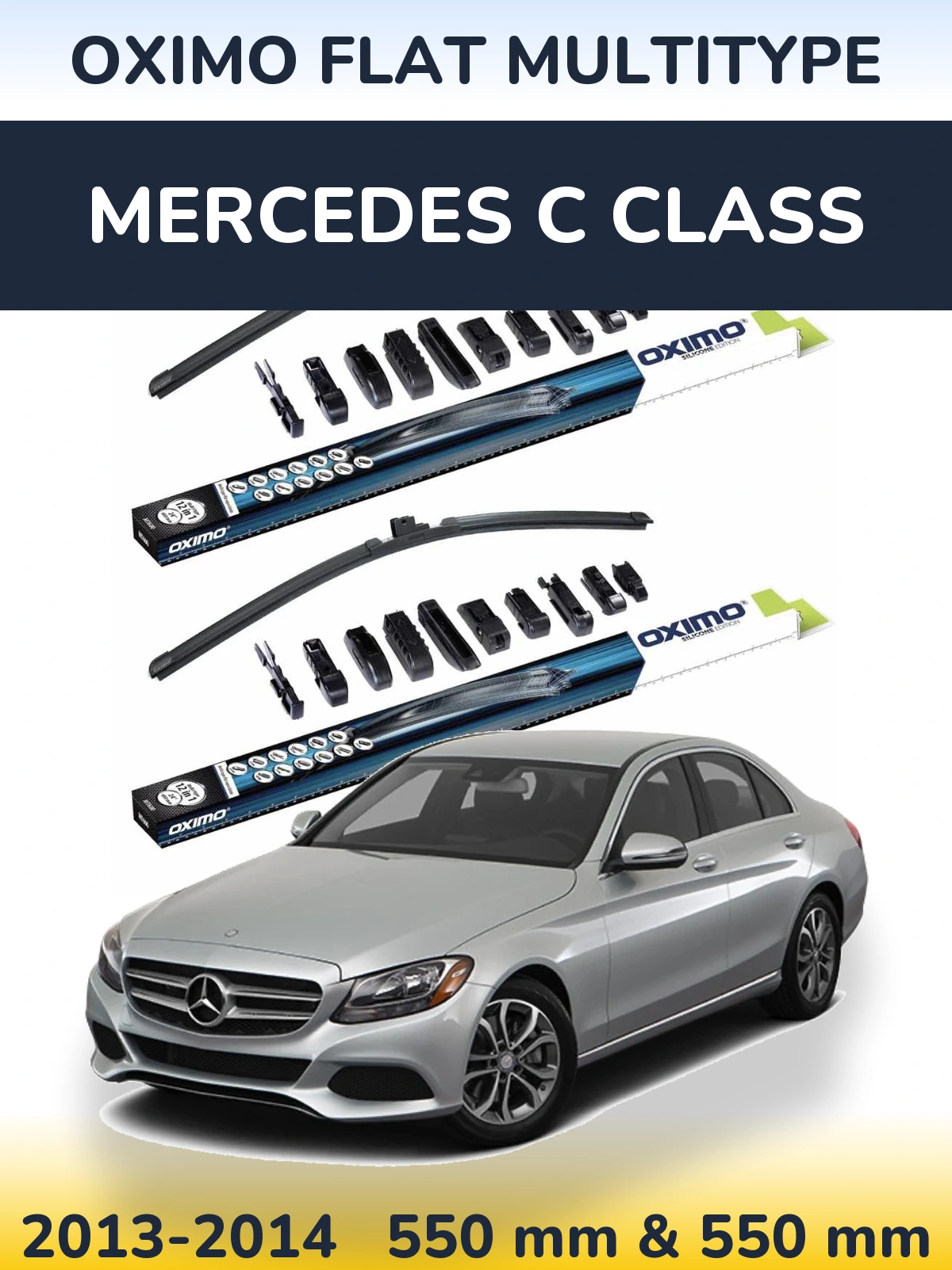 Ștergătoare Oximo Flat MultiTipe pentru Mercedes C Class