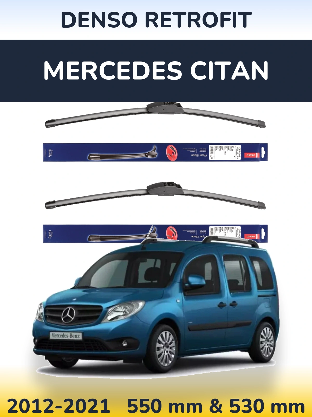 Ștergătoare Denso Retrofit pentru Mercedes Citan